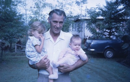 Louisa and Rach with Les Goroka 1973